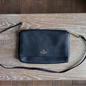 Kate Spade Black Leather Crossbody Bag Purse